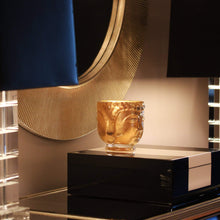 Load image into Gallery viewer, Croesus 24k Gold Clear Glass Buddha Royale Candle