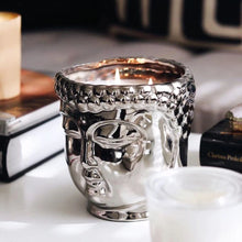 Load image into Gallery viewer, Silver Buddha Candle