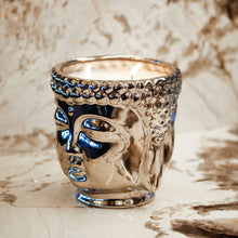 Load image into Gallery viewer, Silver Buddha Candle