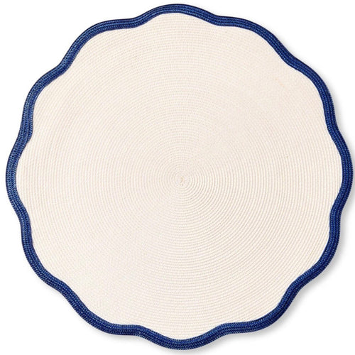 Border Scallop Braided Placemat