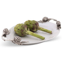 Load image into Gallery viewer, Artichoke Stoneware Serving Tray