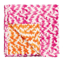 Load image into Gallery viewer, Modern Moiré Reversible Kantha Cloth Tablecloth
