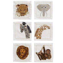 Load image into Gallery viewer, Out of Africa Cocktail Napkins Set