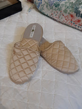 Load image into Gallery viewer, Quilted Silk Satin Slippers - Maisonette Shop