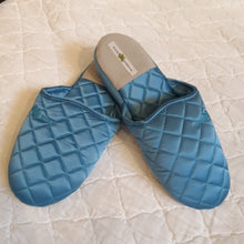 Load image into Gallery viewer, Quilted Silk Satin Slippers - Maisonette Shop