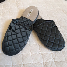 Load image into Gallery viewer, Quilted Silk Satin Slippers - Maisonette Shop
