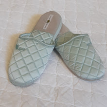 Load image into Gallery viewer, Quilted Silk Satin Slippers - Maisonette Shop