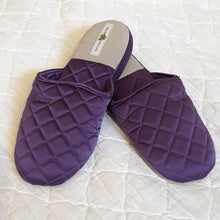 Load image into Gallery viewer, Quilted Silk Satin Slippers - Maisonette Shop