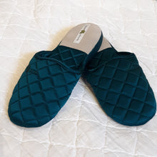 Load image into Gallery viewer, Quilted Silk Satin Slippers - Maisonette Shop