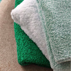 Super Pile Bath Towels Greens by Abyss Habidecor