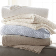 Load image into Gallery viewer, Juliet Matelasse Coverlet by Peacock Alley
