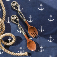 Load image into Gallery viewer, Crab & Rope Salad Server Set - Maisonette Shop