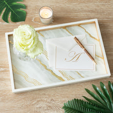Load image into Gallery viewer, Marble Lacquer Vanity Tray in Moonlight Grey - Maisonette Shop