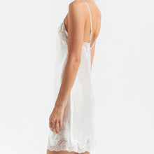 Load image into Gallery viewer, Morgan Lace Spaghetti Silk Chemise
