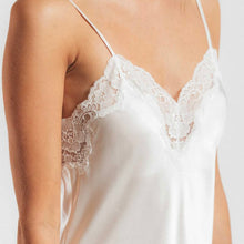 Load image into Gallery viewer, Morgan Lace Spaghetti Silk Camisole
