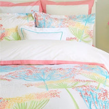 Load image into Gallery viewer, Tropical Floral Flat Sheet by Stamattina