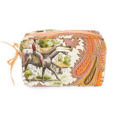 Load image into Gallery viewer, Keeneland Equestrian Marigold Cosmetic Bag