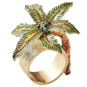 Palm Coast Napkin Ring Set