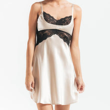 Load image into Gallery viewer, Morgan Cradle Bust Silk Chemise
