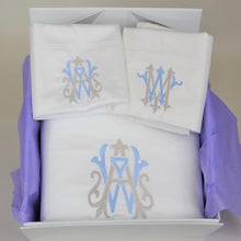 Load image into Gallery viewer, Monogrammed Sheet Set - Maisonette Shop