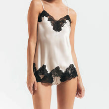 Load image into Gallery viewer, Morgan Lace Spaghetti Silk Camisole