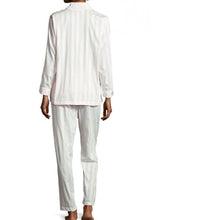 Load image into Gallery viewer, Tina’s Shadow Stripe Pajamas White
