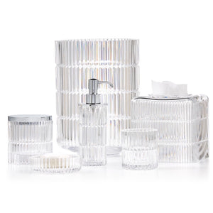 Prisma Crystal Wastebasket - Maisonette Shop