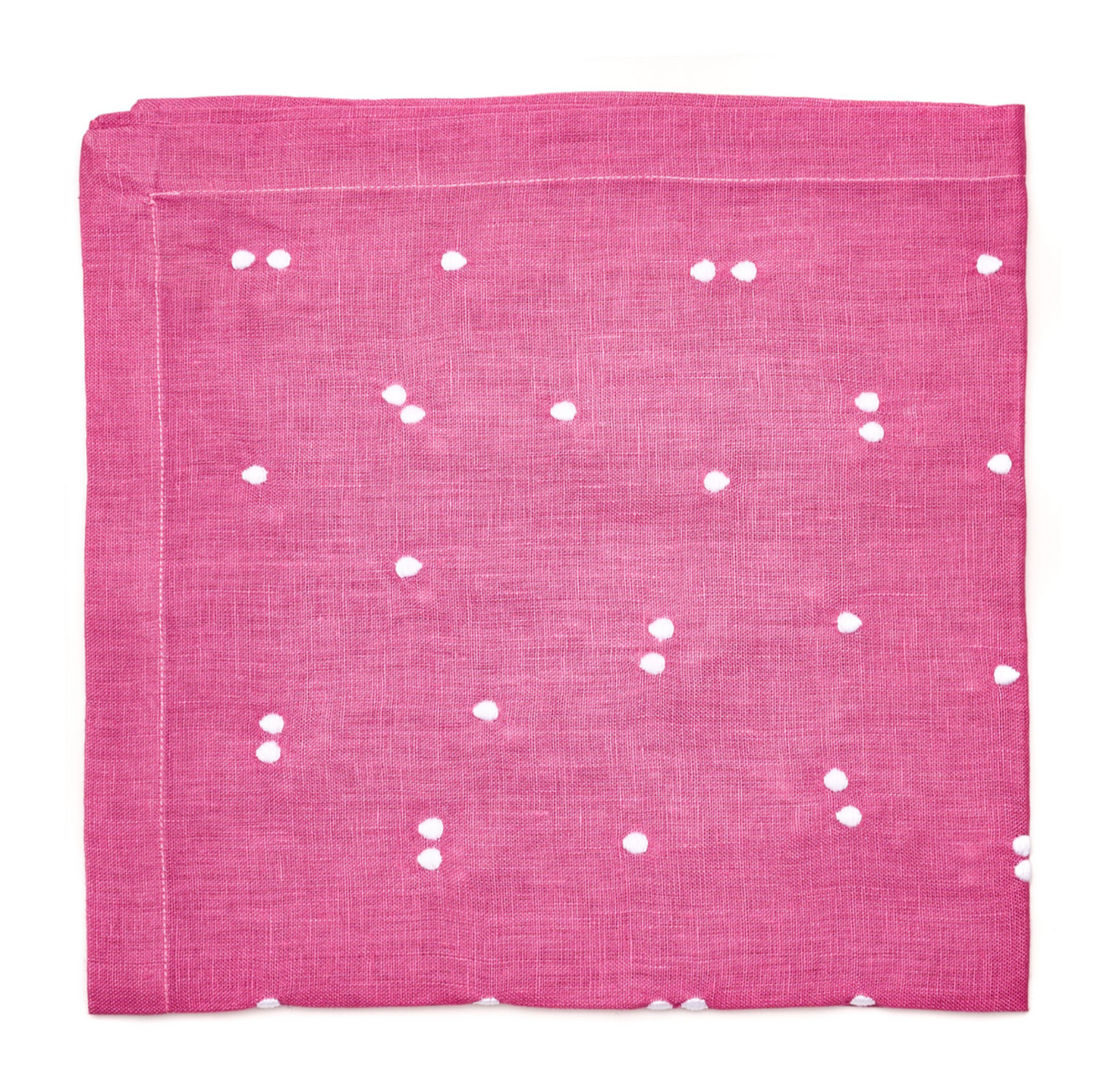 White Scattered Dots Napkins