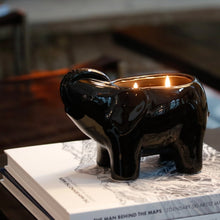 Load image into Gallery viewer, Black Elephant Candle