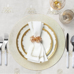 Gold Pebble Placemat