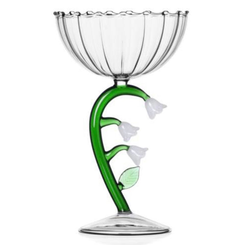 White Flower Champagne Coupe by Ichendorf