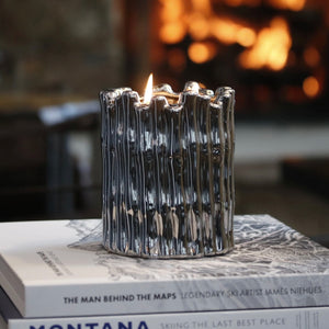 Silver Sagano Candle