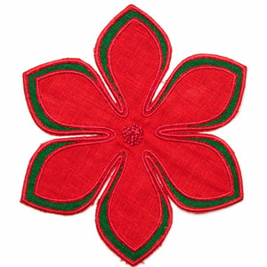 Poinsettia Cocktail Napkins