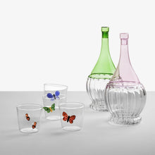 Load image into Gallery viewer, Green Butterfly Tumblers by Ichendorf