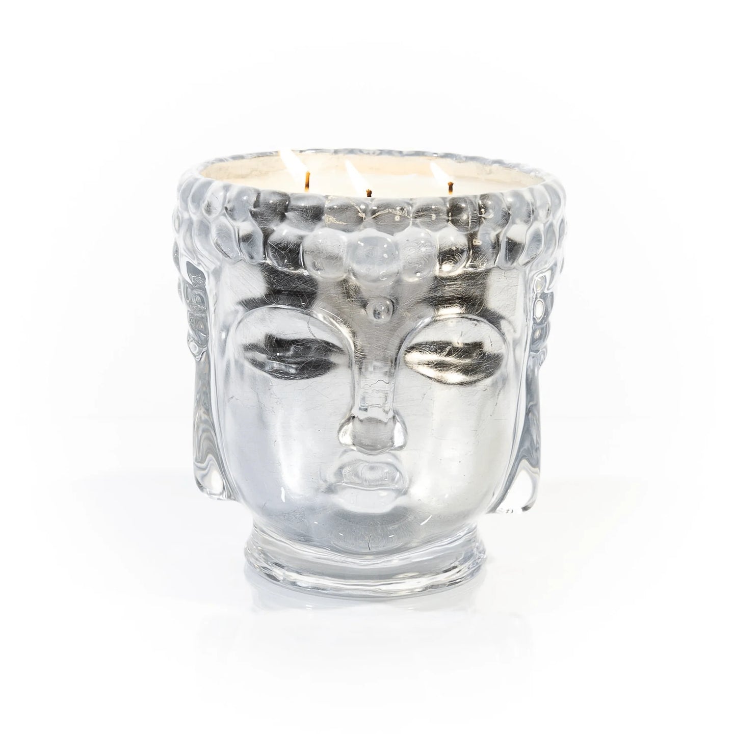 Supernova Pure Silver Glass Buddha Royale Candle