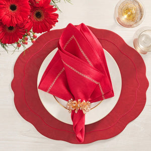 Red Tailored Placemat