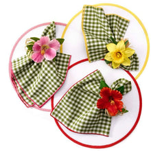 Load image into Gallery viewer, Hibiscus Napkin Rings