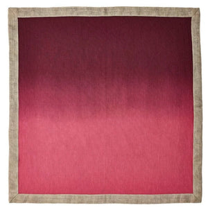 Berry & Plum Dip Dyed Linen Napkin