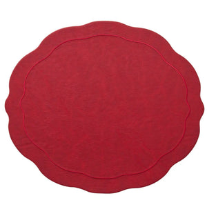 Red Tailored Placemat