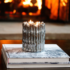 Silver Sagano Candle