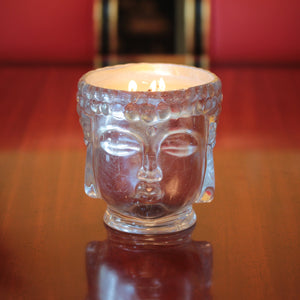 Supernova Pure Silver Glass Buddha Royale Candle