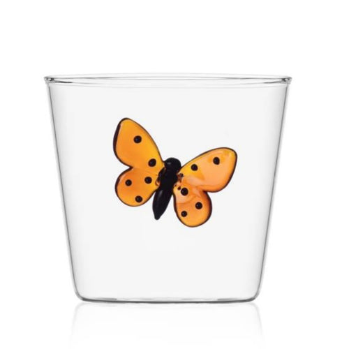 Red Butterfly Tumblers by Ichendorf