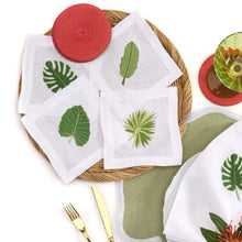 Load image into Gallery viewer, Tropical Leaves Cocktail Napkins