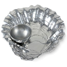 Load image into Gallery viewer, Oyster with Pearl Chip and Dip Bowl