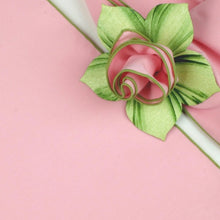 Load image into Gallery viewer, Color Trimmed Napkin Pale Pink with Honeydew