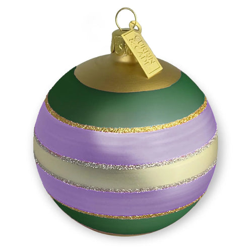 Horizontal Stripes Emerald Large