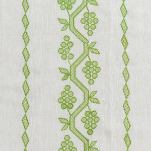 Napa Tablecloth in White & Green