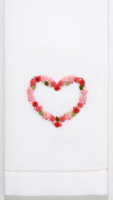 Load image into Gallery viewer, Flower Heart Hand Towel