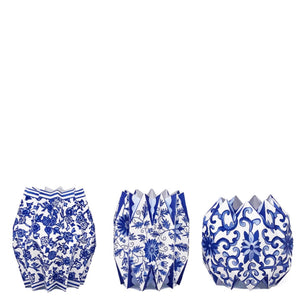Blue Chinoiserie Vase Wraps