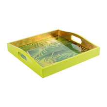 Load image into Gallery viewer, Palm Fronds Lacquer Square Tray